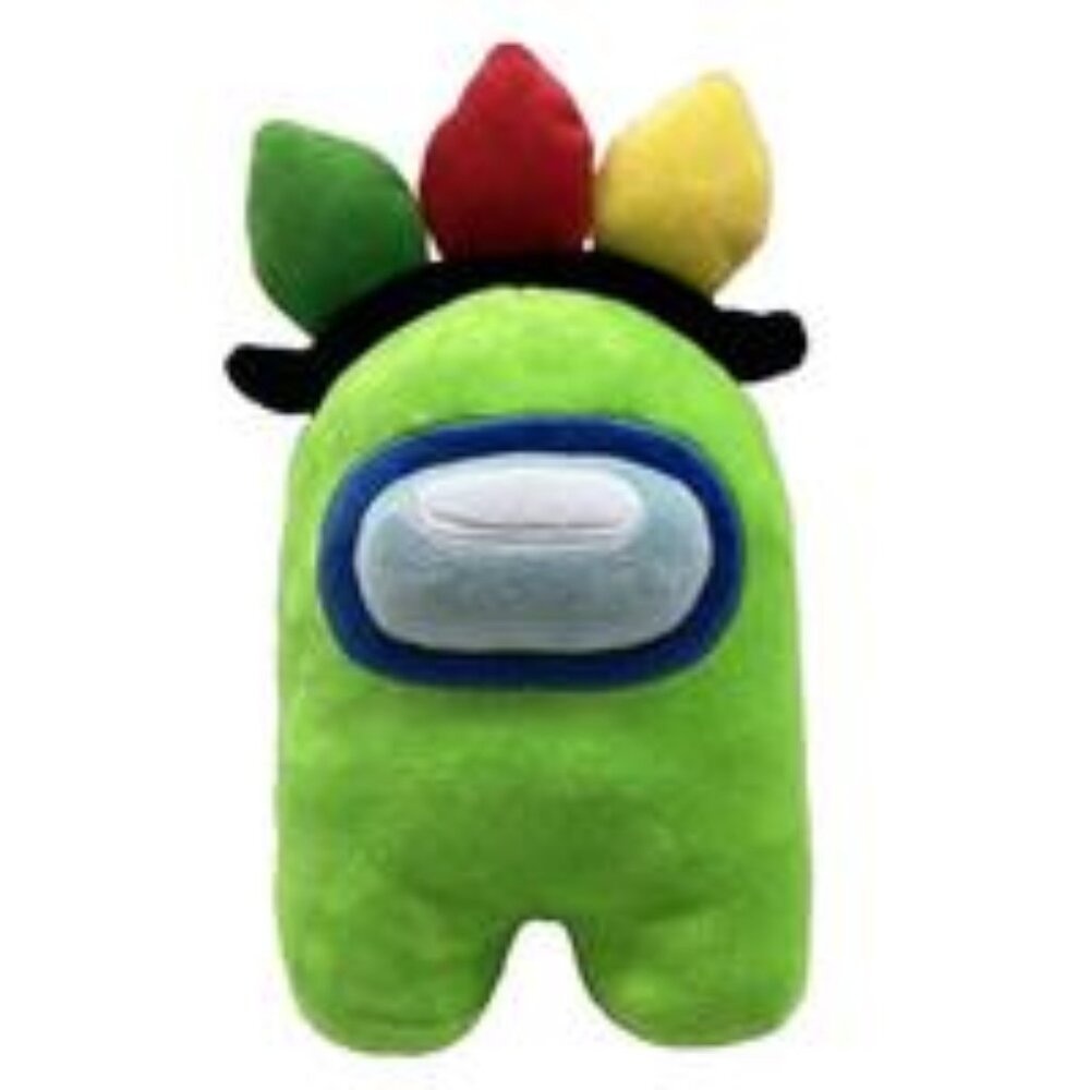 JUST TOYS Among Us Green Christmas Lights 7-in Plush